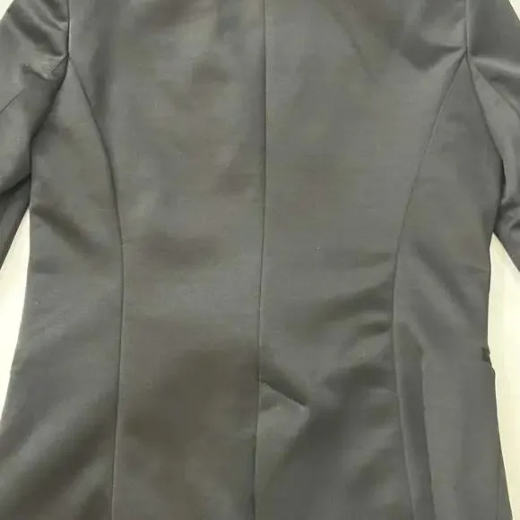 Zara Basic Collection Black One-Button Blazer Small - Picture 8 of 13